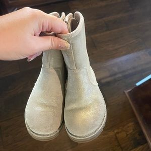 UGG Girl's Corene Metallic Boots sz 10, EUC
